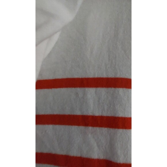 Nautica Women’s Open Front Cardigan Hoodie 100% Cotton Red White Striped XL - Picture 8 of 10